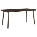 vidaXL téglalap barna polyrattan kerti dohányzóasztal 80x40x37cm