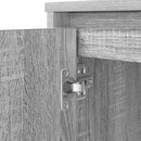 vidaXL szürke sonoma színű szerelt fa íróasztal 120x42x76 cm