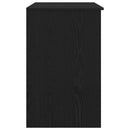 vidaXL fekete tölgy forgácslap íróasztal 86x49x76 cm