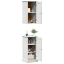 vidaXL Fürdőszoba bútor szett VIGO 2 pcs antik fehér 37 x 34 x 80 cm