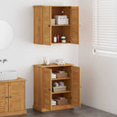 vidaXL Fürdőszoba bútor szett VIGO 2 pcs Barna 67.5 x 34 x 80 cm