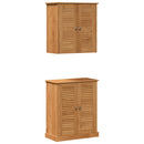 vidaXL Fürdőszoba bútor szett VIGO 2 pcs Barna 67.5 x 34 x 80 cm