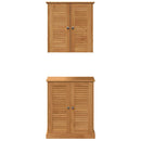 vidaXL Fürdőszoba bútor szett VIGO 2 pcs Barna 67.5 x 34 x 80 cm