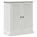 vidaXL Fürdőszoba bútor szett polcokkal 2 pcs Barna 67.5 x 34 x 80 cm