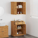 vidaXL Fürdőszoba bútor szett VIGO 2 pcs Barna 67.5 x 34 x 80 cm