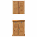 vidaXL Fürdőszoba bútor szett VIGO 2 pcs Barna 67.5 x 34 x 80 cm