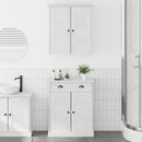 vidaXL Fürdőszoba bútor szett VIGO 2 pcs Barna 67.5 x 34 x 80 cm