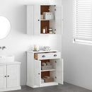 vidaXL Fürdőszoba bútor szett VIGO 2 pcs Barna 67.5 x 34 x 80 cm