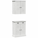 vidaXL Fürdőszoba bútor szett VIGO 2 pcs Barna 67.5 x 34 x 80 cm