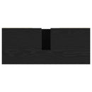 vidaXL fekete tölgyfa mosdószekrény 80 x 33 x 60 cm