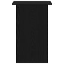 vidaXL fekete tölgy színű szerelt fa íróasztal 90 x 50 x 74 cm