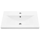 vidaXL Mosdószekrény tárolóval Musta tammi 60 x 39 x 62 cm Faanyag