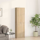 vidaXL Ruhásszekrény polcokkal sonoma tölgy 55 x 25 x 189 cm Faanyag