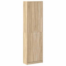 vidaXL Ruhásszekrény polcokkal sonoma tölgy 55 x 25 x 189 cm Faanyag
