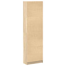 vidaXL Ruhásszekrény polcokkal sonoma tölgy 55 x 25 x 189 cm Faanyag