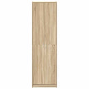 vidaXL Ruhásszekrény polcokkal sonoma tölgy 55 x 25 x 189 cm Faanyag