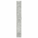 vidaXL Ruhásszekrény polcokkal Beton szürke 55 x 25 x 189 cm Faanyag