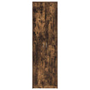 vidaXL Ruhásszekrény polcokkal Füstölt tölgy 55 x 25 x 189 cm Faanyag