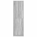 vidaXL Ruhásszekrény polcokkal Szürke sonoma 55 x 25 x 189 cm Faanyag