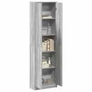 vidaXL Ruhásszekrény polcokkal Szürke sonoma 55 x 25 x 189 cm Faanyag