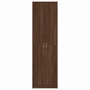vidaXL Ruhásszekrény polcokkal barna tölgy 55 x 25 x 189 cm Faanyag