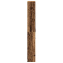 vidaXL Ruhásszekrény polcokkal Régi fa 55 x 25 x 189 cm Faanyag