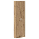 vidaXL Ruhásszekrény polcokkal kézműves tölgy 55 x 25 x 189 cm Faanyag