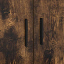 vidaXL Ágykeret tárolóval Füstölt tölgy 244 x 118 x 53.5 cm Faanyag