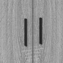 vidaXL Ágykeret tárolóval Szürke sonoma 234 x 118 x 53.5 cm Faanyag