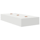 vidaXL Ágykeret tárolóval fiókkal Fehér 236.5 x 90 x 31.5 cm Faanyag