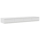 vidaXL Ágykeret tárolóval fiókkal Fehér 236.5 x 150 x 31.5 cm Faanyag