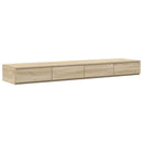 vidaXL Ágykeret tárolóval Sonoma tölgy 236.5 x 150 x 31.5 cm Faanyag