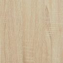 vidaXL Ágykeret tárolóval Sonoma tölgy 236.5 x 150 x 31.5 cm Faanyag