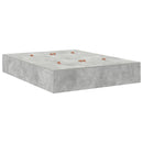 vidaXL Ágykeret tárolóval Beton Szürke 236.5 x 150 x 31.5 cm Faanyag