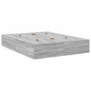 vidaXL Ágykeret tárolóval Szürke sonoma 236.5 x 160 x 31.5 cm Faanyag