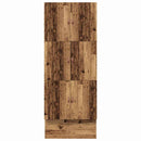 vidaXL Ágykeret tárolóval fiókkal Régi fa 226.5 x 75 x 31.5 cm Faanyag