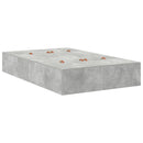 vidaXL Ágykeret tárolóval Beton Szürke 226.5 x 120 x 31.5 cm Faanyag