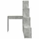 vidaXL Sarokíróasztal Beton szürke 101,5 x 149,5 x 149,5 cm Faanyag