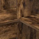 vidaXL Sarokíróasztal Füstölt tölgy 101,5 x 149,5 x 149,5 cm Faanyag