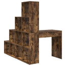 vidaXL Sarokíróasztal Füstölt tölgy 101,5 x 149,5 x 149,5 cm Faanyag