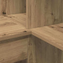 vidaXL Sarokíróasztal kézműves tölgy 101,5 x 149,5 x 149,5 cm Faanyag