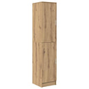 vidaXL Tárolóval rendelkező íróasztal polcokkal 2 pcs kézműves tölgy