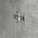 vidaXL Tárolóval rendelkező íróasztal polcokkal 2 pcs Beton Szürke