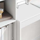 vidaXL Tárolóval rendelkező íróasztal 2 pcs Fehér 100 x 40 x 76 cm