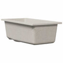 vidaXL Konyhai mosogató Bézs 21 x 44 x 14 cm Gránit