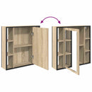 vidaXL Fürdőszoba bútor szett 2 pcs Barna 60 x 30 x 60 cm Faanyag