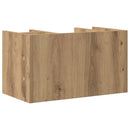 vidaXL Íróasztali rendező Musta tammi 44.5 x 24 x 25 cm Faanyag