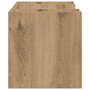 vidaXL Íróasztali rendező Musta tammi 44.5 x 24 x 25 cm Faanyag