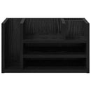 vidaXL Íróasztali rendező Öreg fa 44.5 x 24 x 25 cm Faanyag