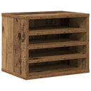 vidaXL Íróasztali rendező Régi fa 36 x 26 x 29.5 cm Faanyag